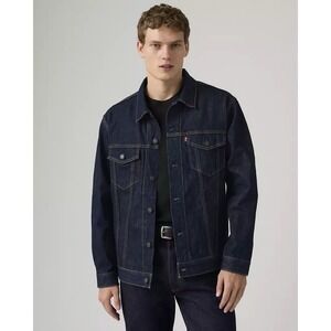 Levi's Men's Denim Jean Jacket Dark Blue Size XL (72334) MSRP$88